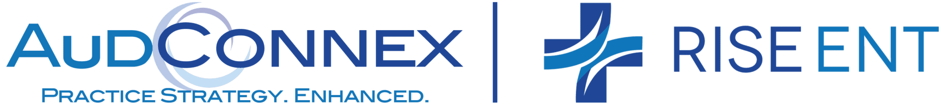 AuDConnex Rise ENT Combo Logo - Horizontal AuDConnex Logo